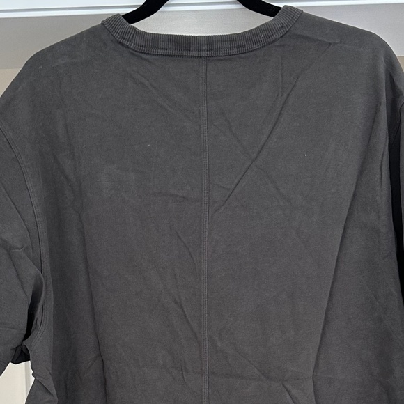 Abercrombie & Fitch Premium Essentials Heavyweight T-Shirt, Black Wash, Size L - Picture 12 of 15